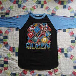 Vintage Rare 1982 Billy Squier Queen Band Hot Space Single Stitch Large T-shirt